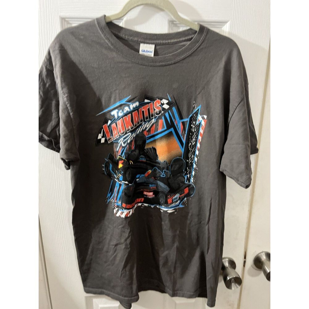 Team Laukaitis Racing‎ Shirt Size L #14 Kayla Burnes